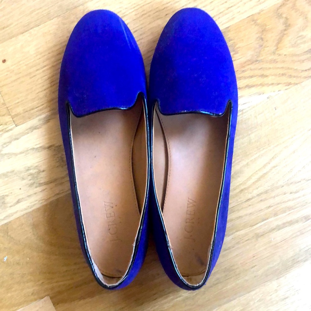 J Crew Blue Flats